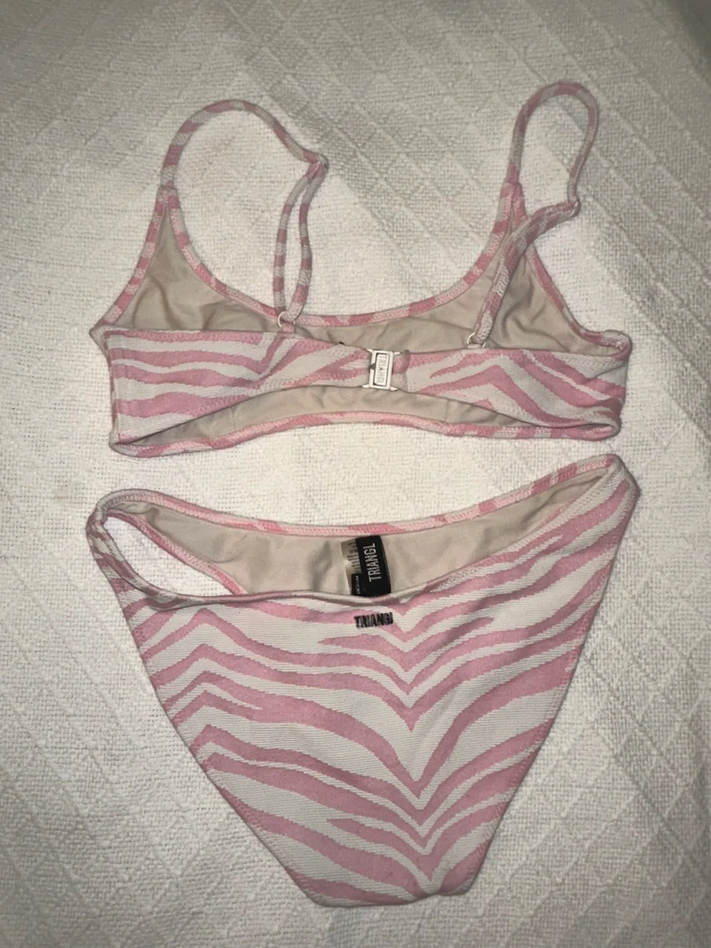 TRIANGL PINK ZEBRA BIKINI